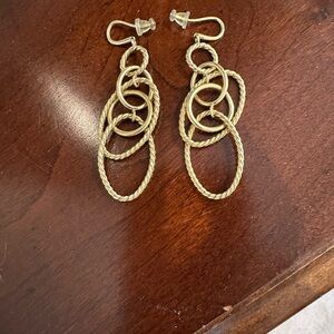 David Yurman Gold Multi-Hoop Earrings